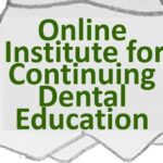 cropped-for-agd-pace-site-1.jpg Online Institute for Continuing Dental Education Trademark Logo. Green words embedded on the facial surface of a maxillary first molar.
